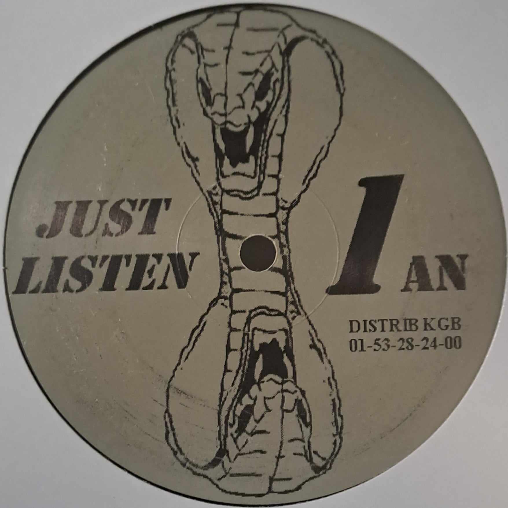 Just Listen Records 001 - vinyle freetekno